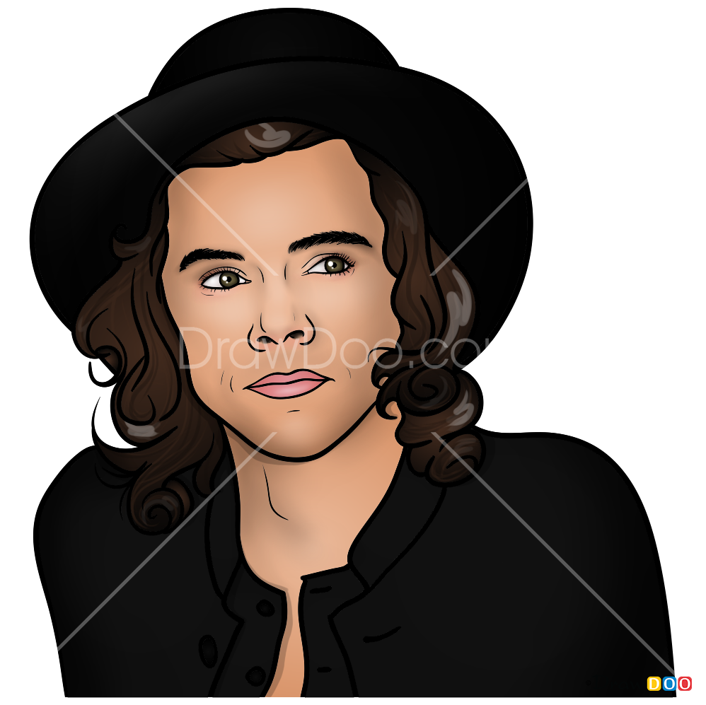How to Draw Harry Styles, One Direction